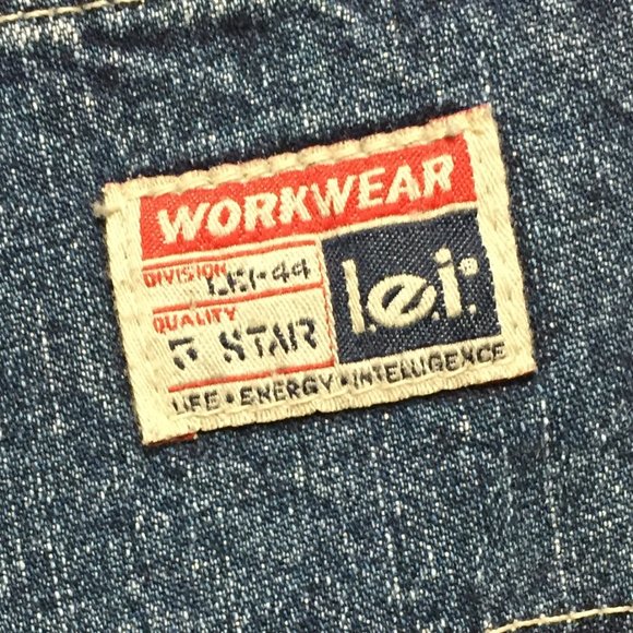 VINTAGE L.E.I. HIGH WAIST DENIM SHORTS SIZE 11 - Picture 6 of 7